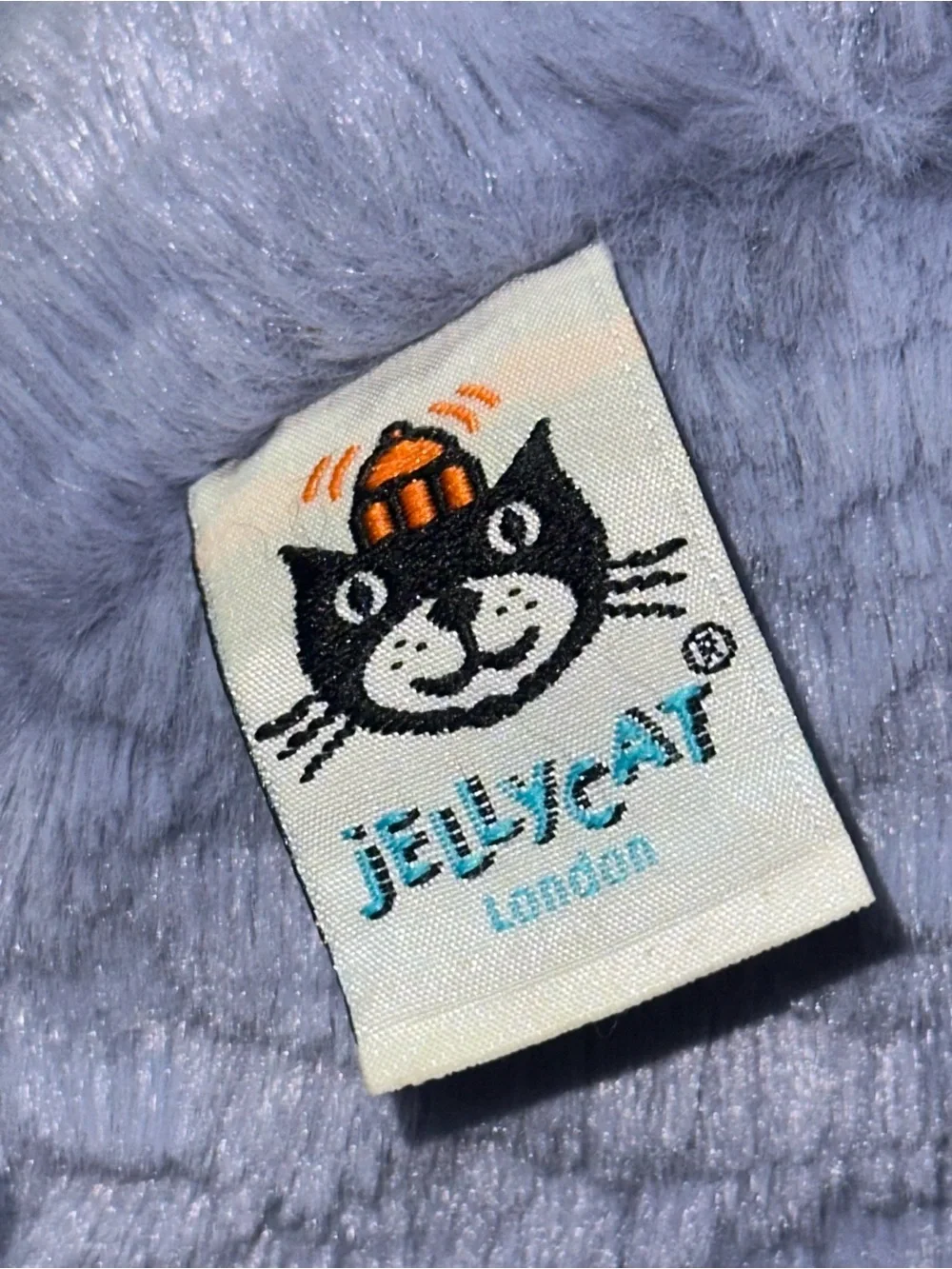 Jellycat Lavender Gray Fuddlewuddle Elephant Plush Plushie Stuffed Animal 9”